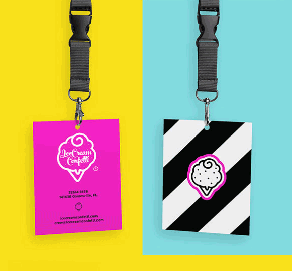 富有創(chuàng)意的掛繩吊牌工作證設(shè)計制作  第1張